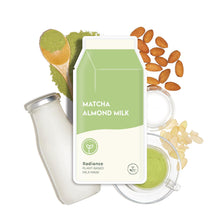 Load image into Gallery viewer, Matcha Almond Milk Radiance Plant-Based Milk Mask
