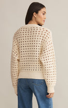 Load image into Gallery viewer, Liam Sweater Jacket - Sea Salt
