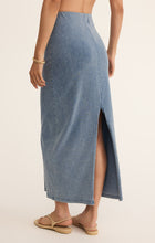 Load image into Gallery viewer, Gail Jersey Denim Midi Skirt
