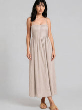 Load image into Gallery viewer, Portia Pintuck Midi Sundress
