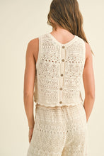 Load image into Gallery viewer, Cropped Crochet Top
