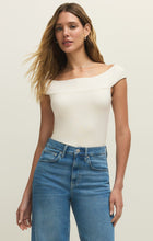 Load image into Gallery viewer, Second Skin Off Shoulder Top - Cloud
