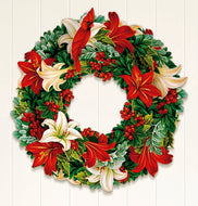 Winter Joy Wreath Pop-up Card