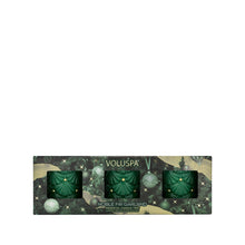 Load image into Gallery viewer, Noble Fir Garland Boxed Candle Trio
