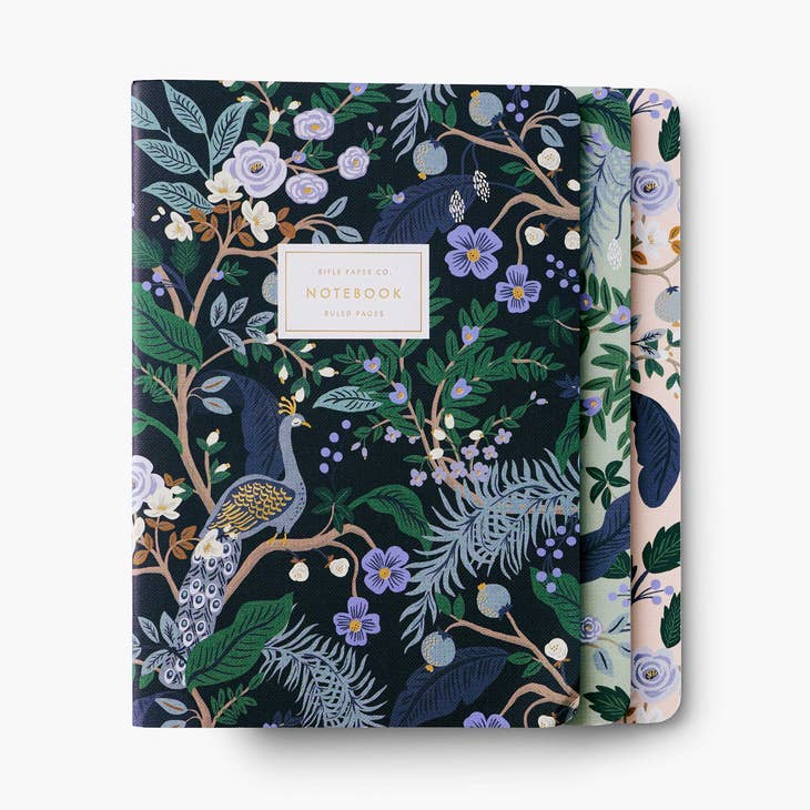 Peacock Notebook Set