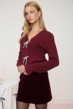 Load image into Gallery viewer, Becca Bow Cardigan
