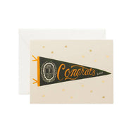 Greeting Card - Congrats Grad Pennant