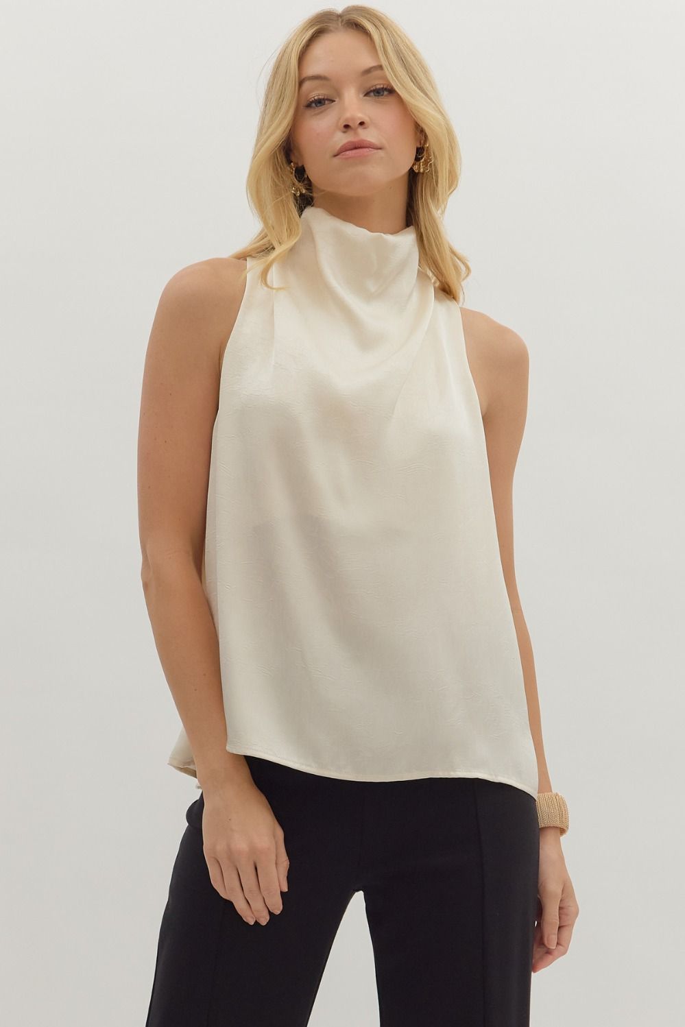 Nova Mock Neck Blouse