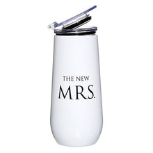 Load image into Gallery viewer, Champagne Tumbler - The New Mrs.
