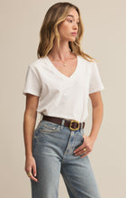Load image into Gallery viewer, Weekdays V-Neck Tee - White
