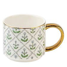 Load image into Gallery viewer, Floral Quilt Coffee Mug
