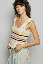 Load image into Gallery viewer, Sleeveless Striped Knit Tank
