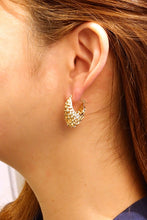 Load image into Gallery viewer, Basketweave Pincatch Earrings
