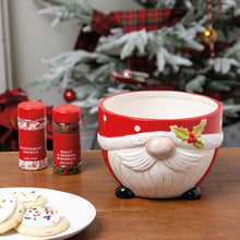 Load image into Gallery viewer, Santa Gnome - Large Bowl
