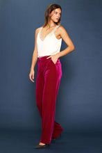 Load image into Gallery viewer, Velvet Wide Leg Pants
