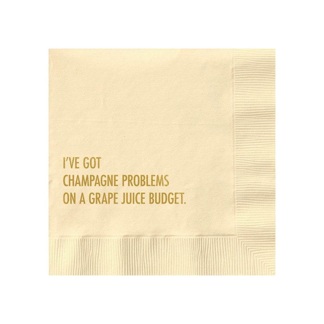 Champagne Problems - Cocktail Napkins