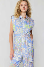 Load image into Gallery viewer, Floral Print Utility Jumpsuit
